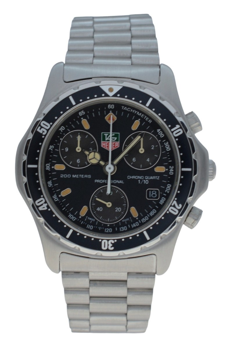 TAG Heuer 2000 Men's Black Watch - 570.206 for sale online | eBay