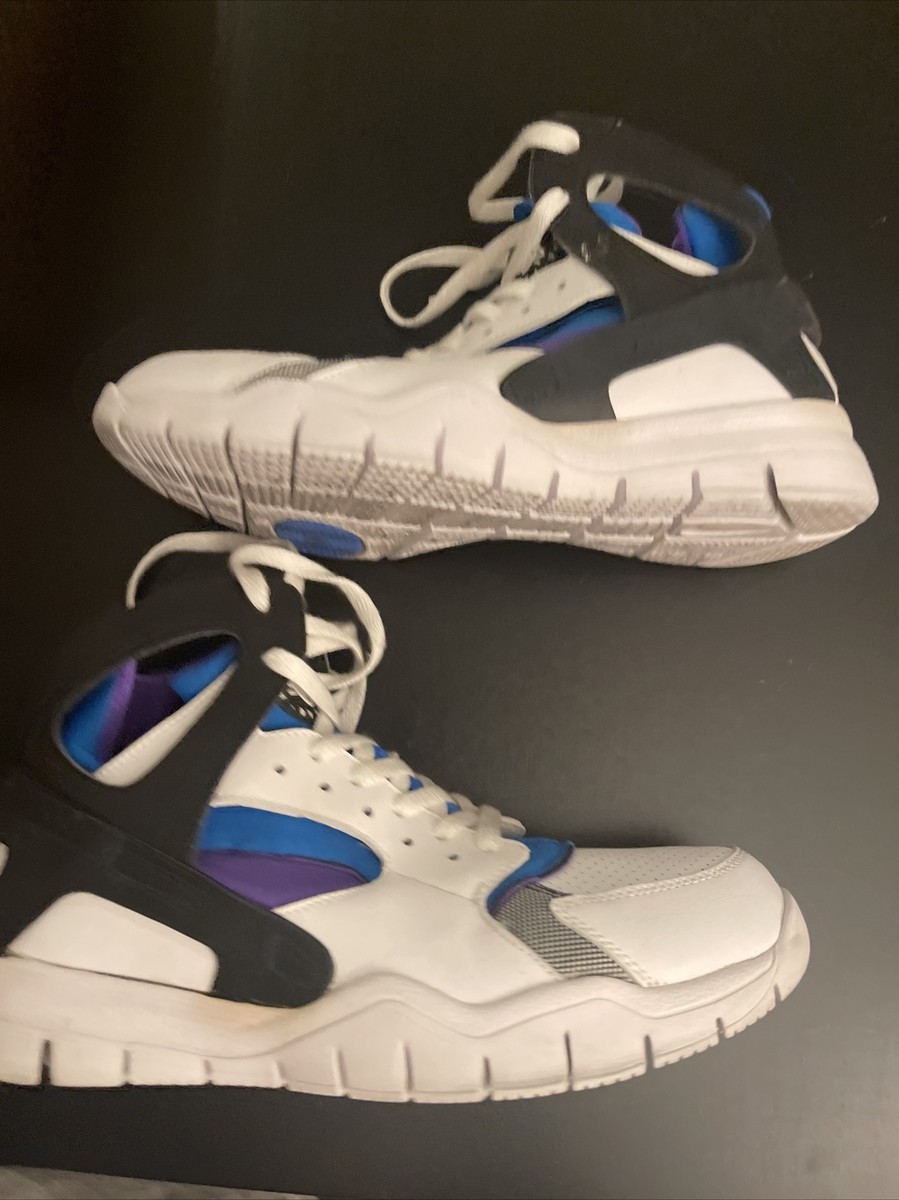 Nike Air Huarache Bball 2012 QS White/Black-Pure Platinum-Soar Sz