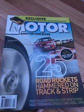 MOTOR Car magazine B SEPT 2005 FPV F6 CAYMAN M3 C70 GT4 ENZO MC12 CLS55 SRT6 750
