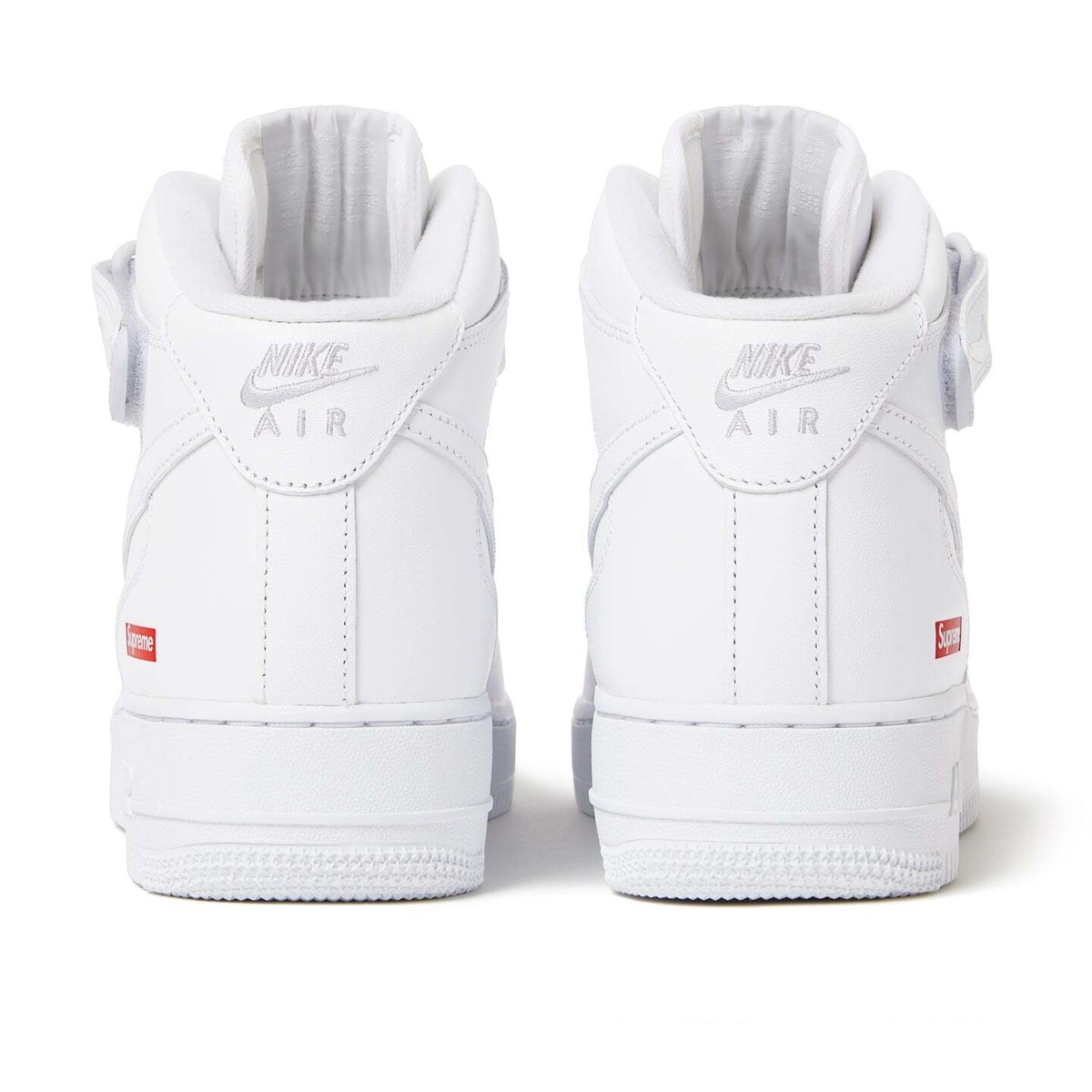 Size 10.5 - Nike Supreme x Air Force 1 Mid Box Logo - Triple Size 10.5 - Nike Supreme x Air Force 1 Mid Box Logo - Triple