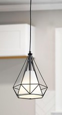 Black Pendant Light Fixtures for Kitchen Island Modern Pendant Lighting Cage