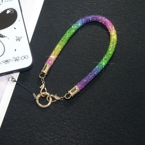 Bling Bling Diamond Crystal Anti-lost Rope Phone Accessories - Photo 7 sur 19