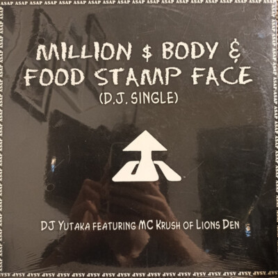 DJ Yutaka - Million $ Body & Food Stamp Face / Mint / 12'''', Single