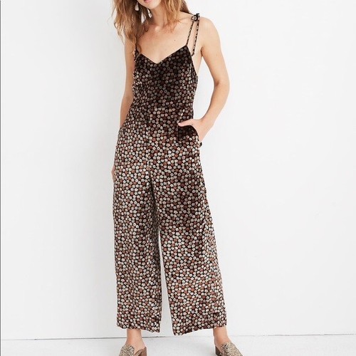 NWT MADEWELL Velvet Thistle Cami Jumpsuit in Petite Blooms- Sz 6- NEW - Picture 4 of 8