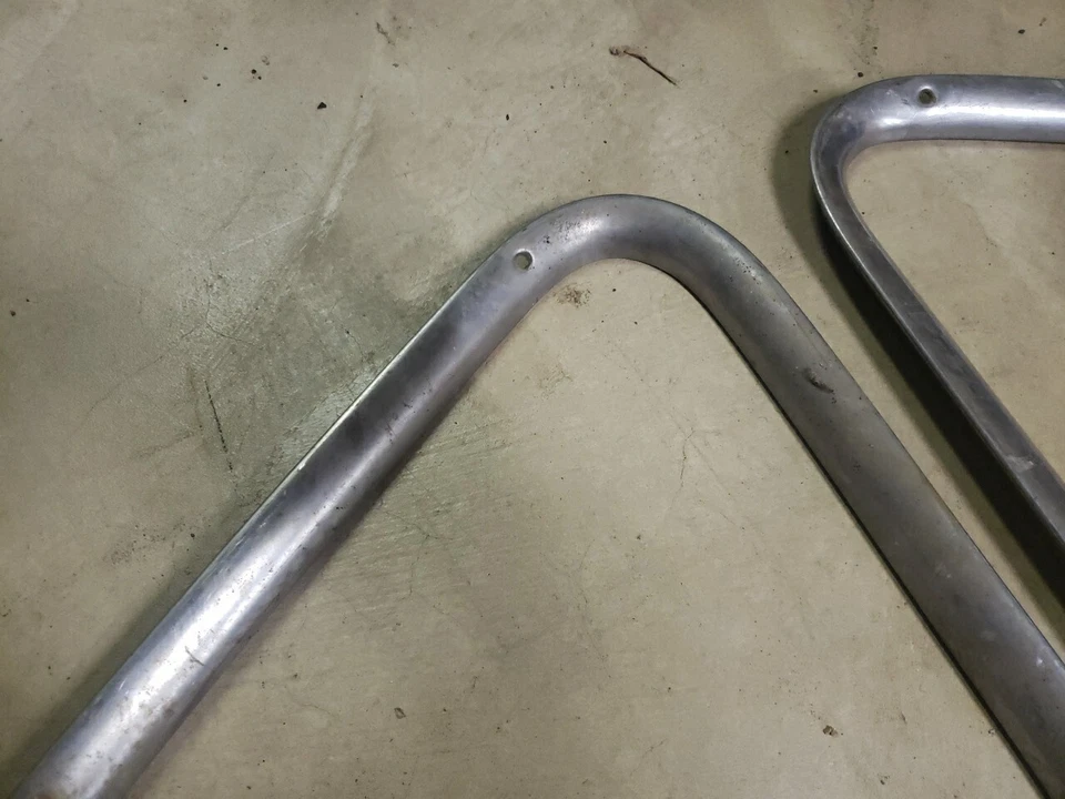 Juego #2 de molduras interiores de acero inoxidable para camioneta Chevy GMC 1947-1950 1949 Foto 4 de 4