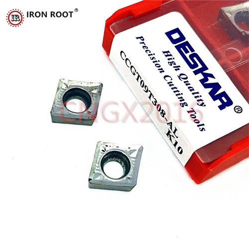 DESKAR 100P CCGT09T308-AL K10 Aluminum Carbide Insert CNC Turning Tool for SCLCR - Picture 3 of 6