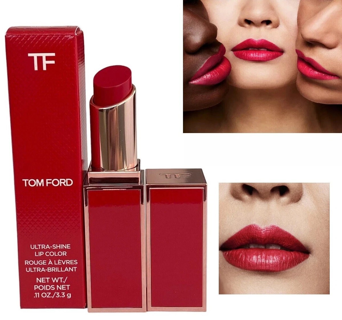 トムフォード　リップ　エレクトリックチェリー Tom Ford Ultra Shine Lip Color Lipstick *01 ELECTRIC CHERRY