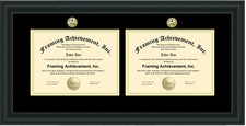 Two Certificate Frame Double Degree Diploma Frame Graduation Gift Dual Document