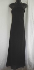 Vintage Jump Apparel Co. Formal Dress Size 3 4 Black Sparkles Spaghetti Straps