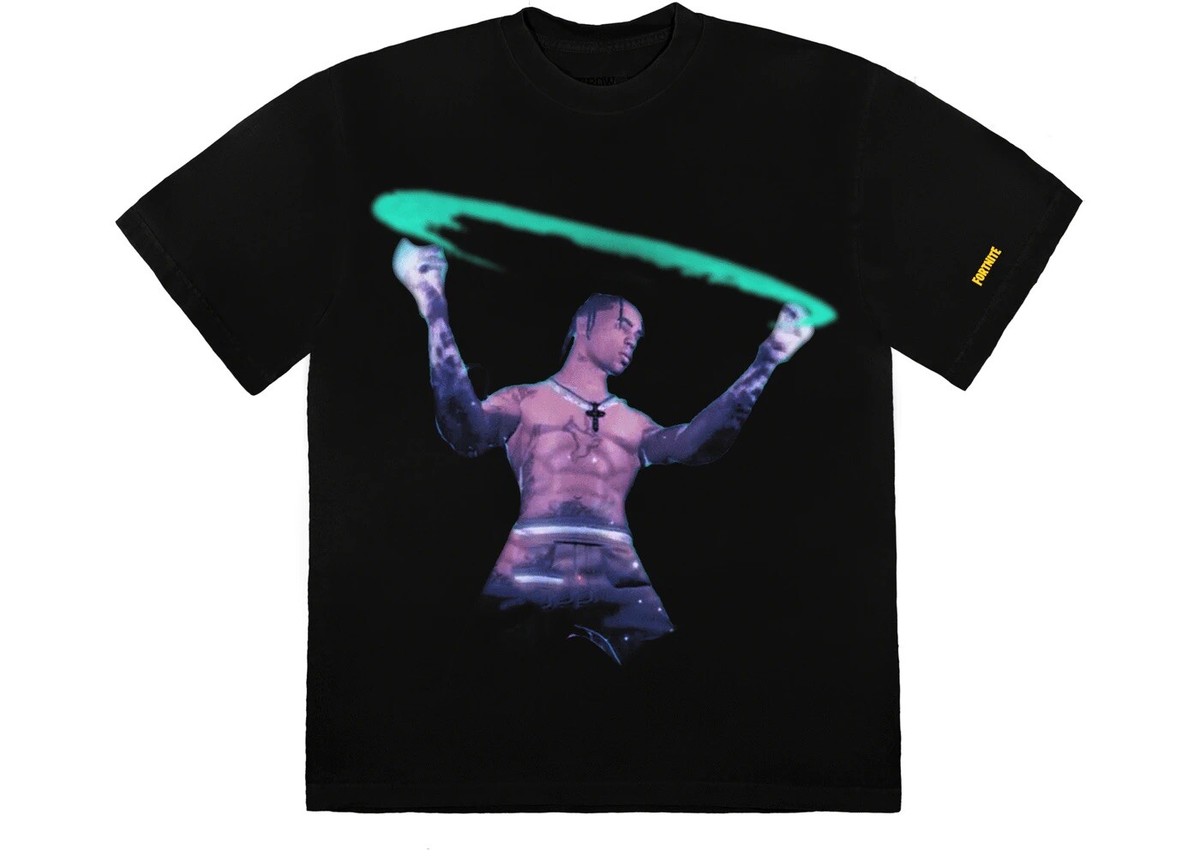 TRAVIS SCOTT × FORTNITE STARGAZING TEE Cactus Jack Travis Scott x Fortnite Stargazing T-Shirt Tee