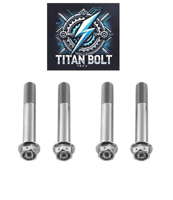 4 pernos perforados pinza delantera titanio Yamaha YZF R1 YZF R6 2011-2019 M10x70 mm Foto 2 de 4