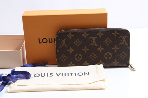 LOUIS VUITTON Brown Monogram NM Coated Canvas Zippy Wallet