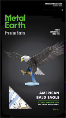 Fascinations Metal Earth American Bald Eagle ~ 3D Steel Model Kit ~ #PS2017