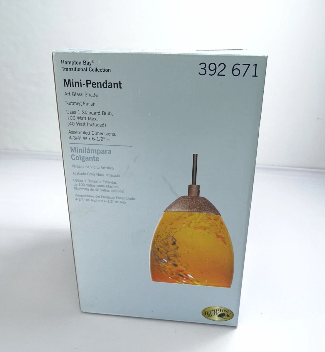 Hampton bay clearance mini pendant