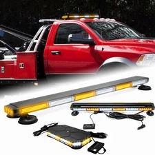 LED Emergency Strobe Rooftop Double Side Light Bar Traffic Advisor Flash Warning