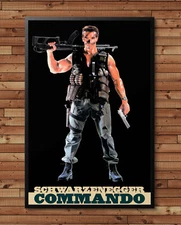 Movie Poster Commando 1985 24x36 inch Glossy M8501