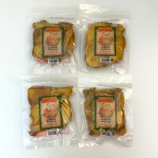 4 Packs Trader Joe's Dried Fruit Just Mango Slices No Sugar Added 6 oz Each Pack
