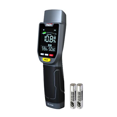 6 In 1 Noninvasive Moisture Meter Pinless Humity Sensor Drywall/gypsum Board/cem
