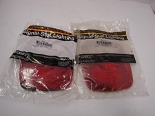 Pair Of Signal-stat 9070 9071 Lens And Gasket Kit 6.5 X 5.5 Nos Usa Made Pair Of Signal-stat 9070 9071 Lens And Gasket Kit 6.5 X 5.5 Nos Usa Made