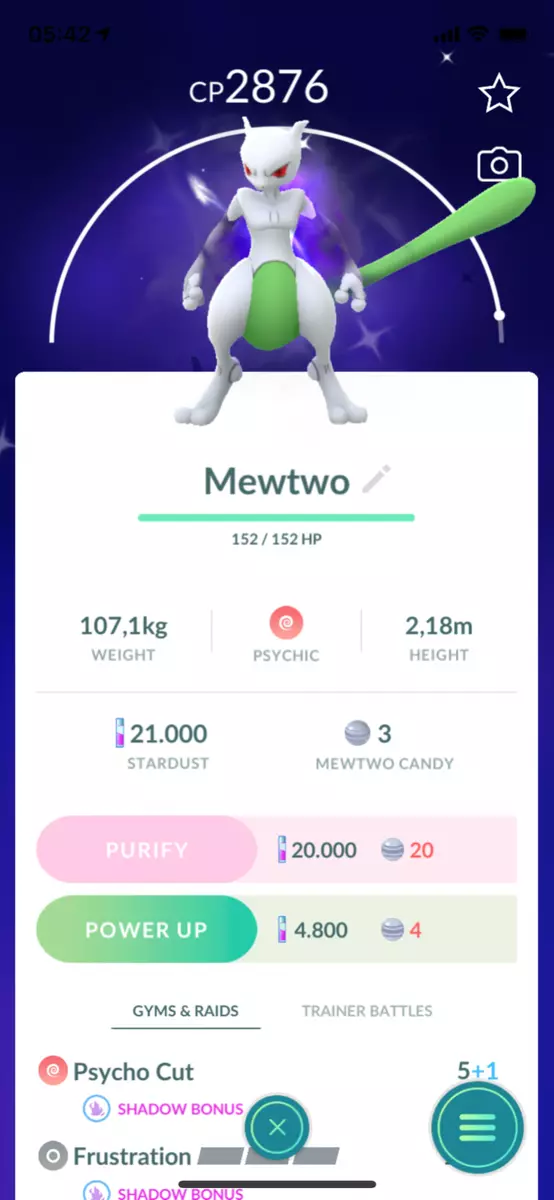 How rare is a 100% mewtwo? : r/pokemongo