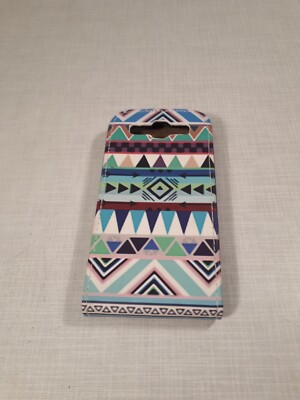 Flip Schutz Handy Hülle Cover Kartenfach Case Klapp Etui mit Motiv Mint