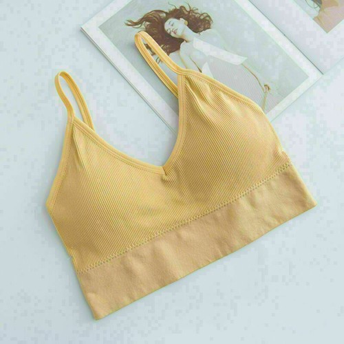 Womens Seamless Comfort Bra Comfy Shapewear Sports Stretch Crop Top Vest Support - Picture 16 of 16