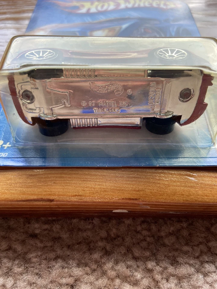 2005 Hot Wheels FINAL RUN dark red BUICK WILDCAT #073 moc 3/5 10sp - Image 3 of 4