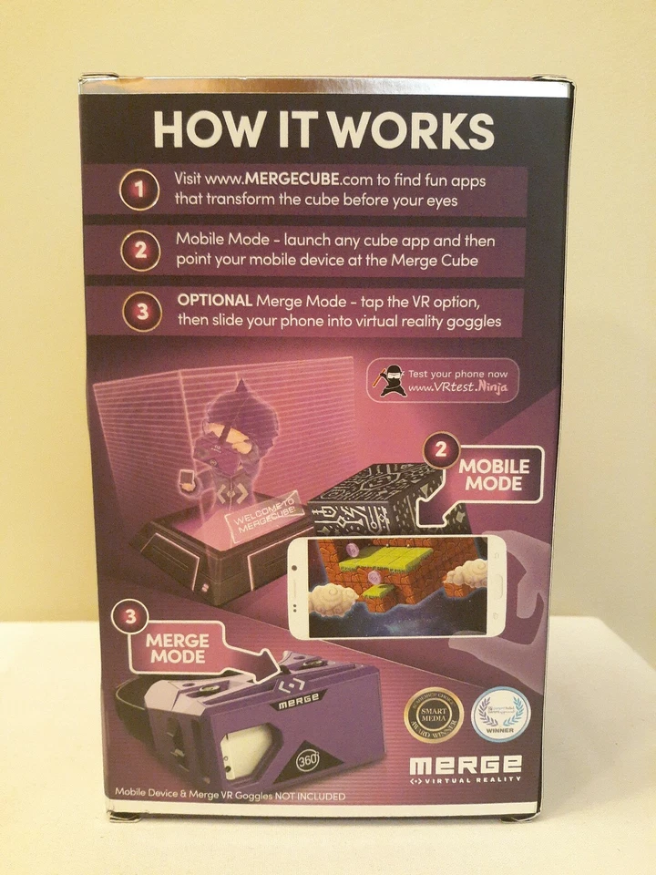 Meet The Merge Cube Hold Holograms In The Palm Of Your Hands **NEW** - Image 3 of 4