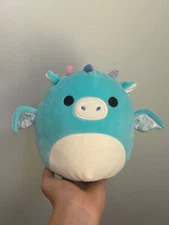 Squishmallows Tatiana The Dragon 8 inch Stuffed Plush Toy - Blue (3133097)