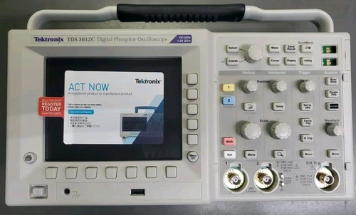 Tektronix TDS 3012C 2Ch Digital Phosphor Oscilloscope 100MHz, 1.25GS/s NEW! - Picture 1 of 3