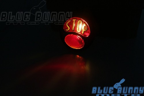 1Pc Red Lens Stop Brake Tail Light For Ford Model A Duolamp Taillight 1928-1931 - Picture 9 of 10