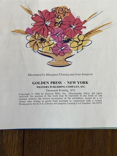 Betty Crockers New Dinner for Two Cookbook 1972 Thirteenth Printing Spiralbound - Picture 7 of 14