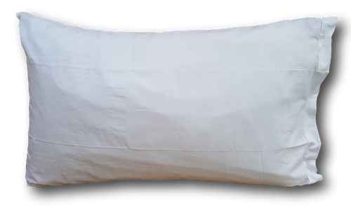 Coppia Federe KETTY orlo a giorno con asole e bottoni 52 x 82. 100% Cotone Italy - Foto 4 di 19