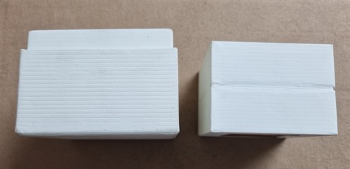 Salvini white leather ring box complete with warranty blank in good condition - Picture 7 of 20
