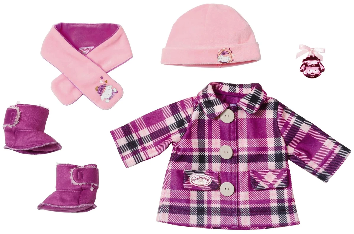 Baby Annabell Deluxe Coat Set Outfit and Clothes Pretend Play Doll