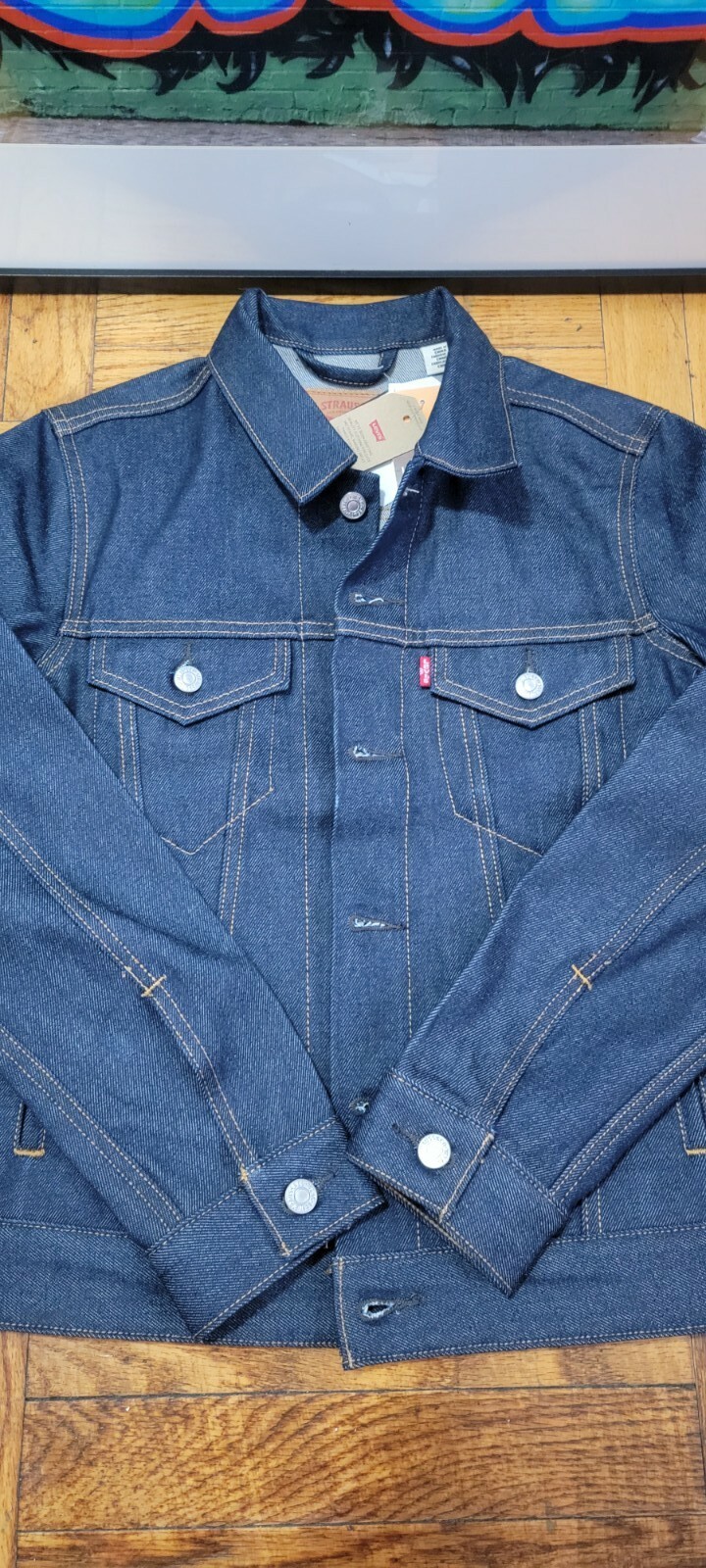 Levis Trucker Jean Jacket Raw Unwashed 