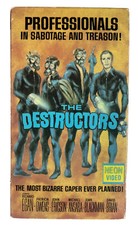 The Destructors - VHS Richard Egan Patricia Owens RARE HTF 1988 NEON VIDEO