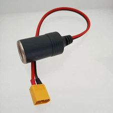 Car Cigarette Lighter Socket female to XT60 male 18AWG Charger cable