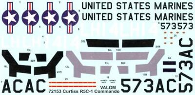 バロム 1/72 アメリカ海兵隊 カーチス・ライト R5C-1 バロム 1