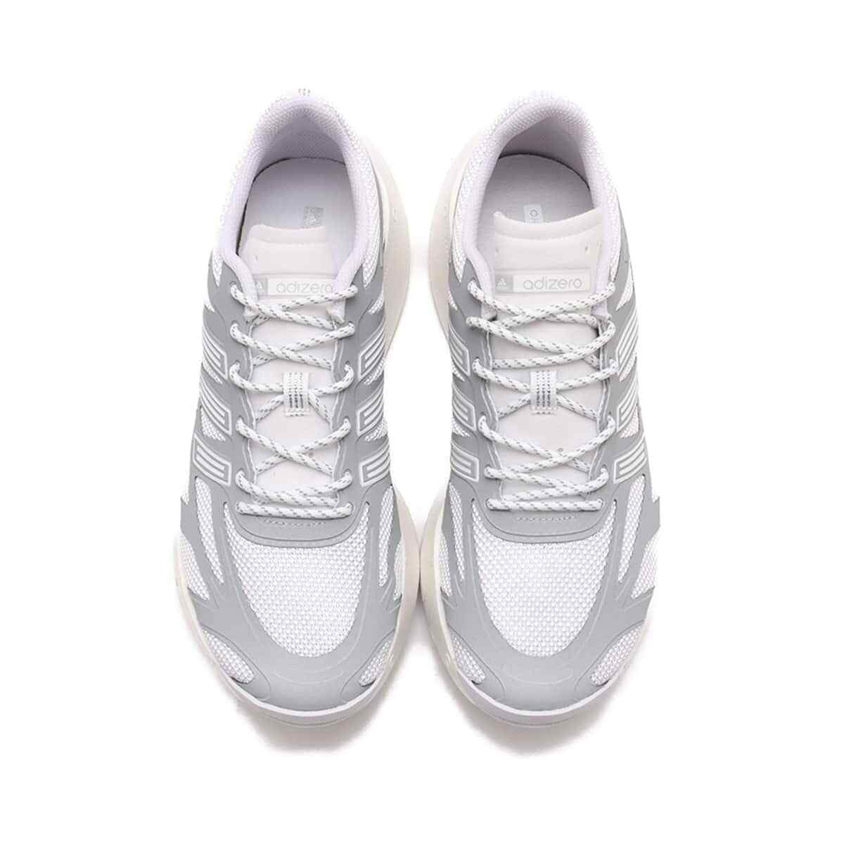 アユダイ adidas Adizero Aruku White Silver Metallic Running Shoes