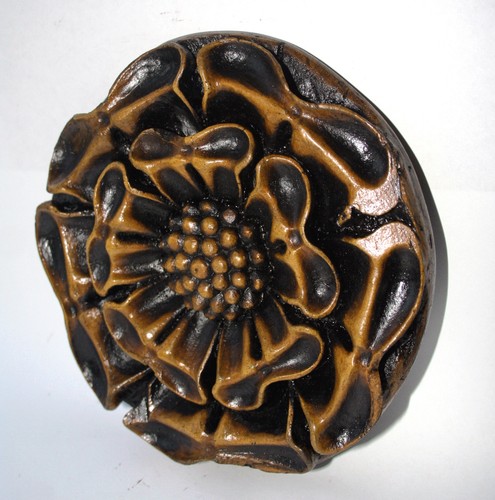 Rose Cartmel Priory Medieval Reproduction Church Carving Oak Foliage Collectable - Picture 3 of 5