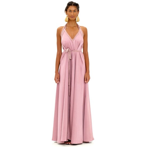 NWT! Size: S Andrea Iyamah Sana Maxi Dress in Satin - Picture 7 of 12