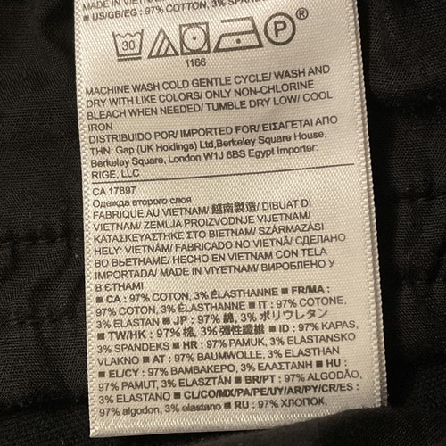 Banana Republic Women's Chino Shorts Size 14 Black Hampton Fit Solid Flat Front - Bild 6 von 9