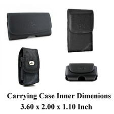 Universal Extra Small Flip Phone or Cell Phone Carrying Case up to 3.6x2.0x1.1"