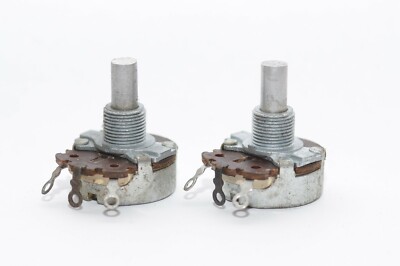 2x Potentiometer von Allen Bradley CTS 13, 5 Ohm lin., Variable Resistor, NOS