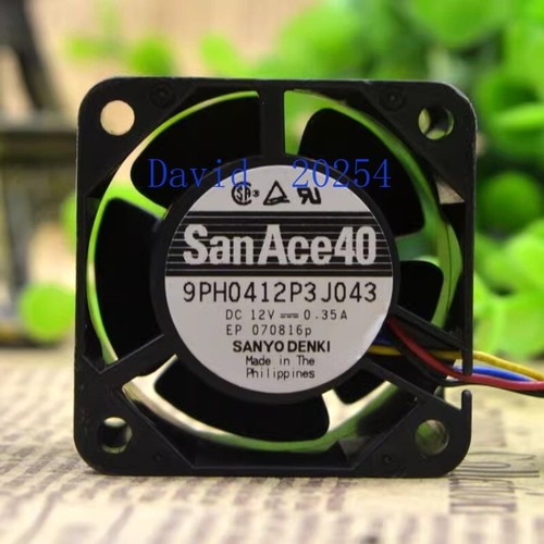 Sanyo 4028 12v 0.35A 4CM 3 lines B2 interface with speed fan 9ph0412p3j033 - Picture 2 of 5