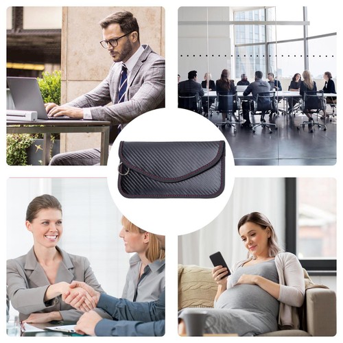 RFID Signal Blocking Pouch Cell Phone Wallet Shielding Blocker Pouch Faraday Bag - 第 8/14 張圖片
