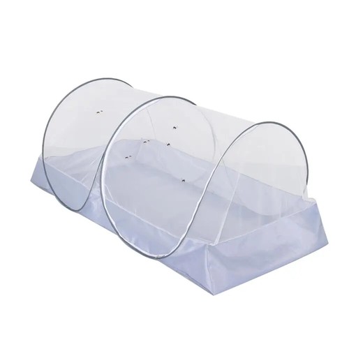 Foldable Mosquito Net For Trips Mesh Tent With Zipper Outdoor Camping Fly Net - Picture 8 of 18