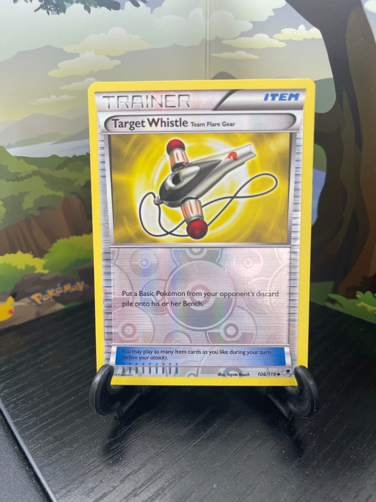 Target Whistle 106/119 - Phantom Forces - Common - Reverse Holo - Pokemon -LP