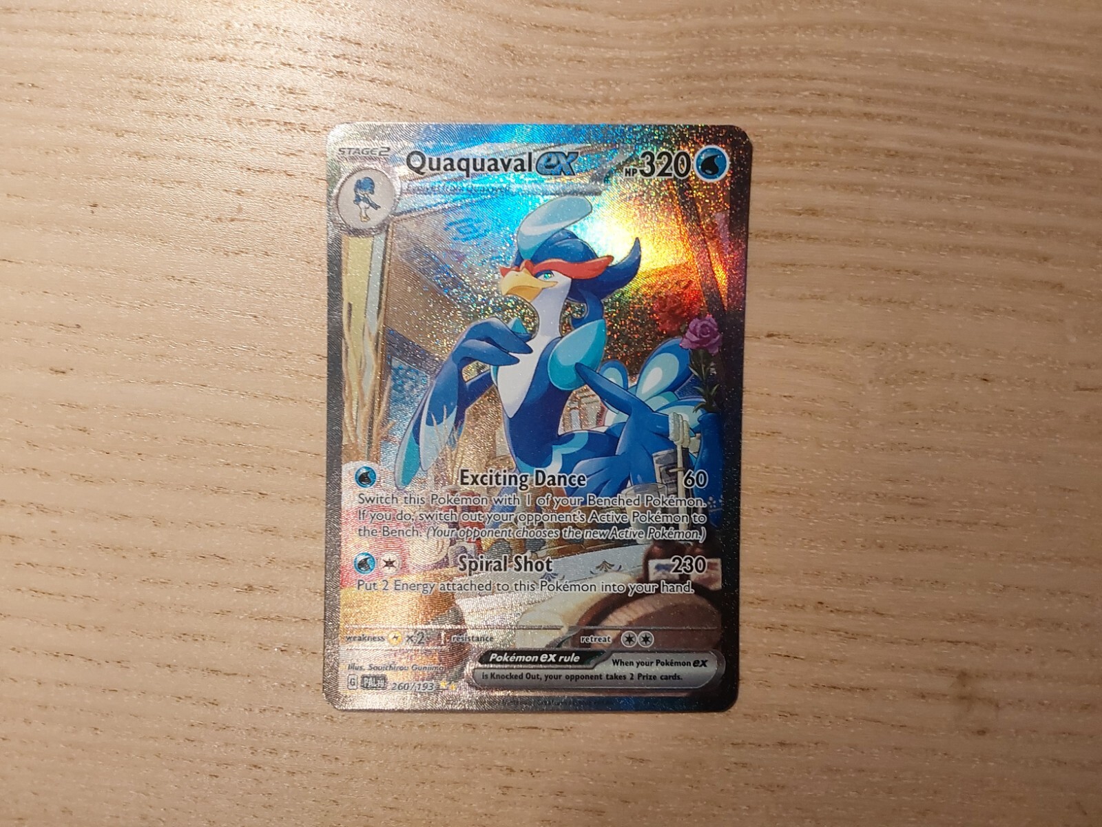 Quaquaval ex 260/193 Sv02: Paldea Evolved Holo